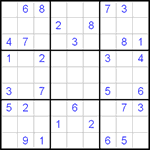 Судоку 9х9 #110 легкий