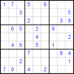 Судоку 9х9 #115 легкий