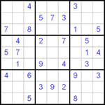 Судоку 9х9 #116 легкий