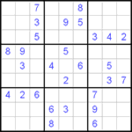 Судоку 9х9 #119 легкий