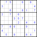 Судоку 9х9 #120 легкий