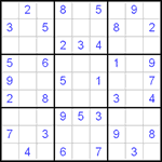 Судоку 9х9 #126 легкий