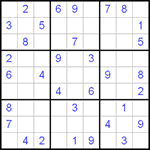 Судоку 9х9 #130 легкий