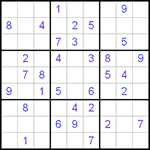 Судоку 9х9 #6 средний