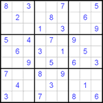 Судоку 9х9 #7 средний