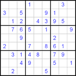 Судоку 9х9 #11 средний
