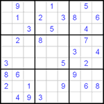 Судоку 9х9 #14 средний