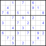 Судоку 9х9 #16 средний