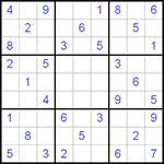 Судоку 9х9 #18 средний