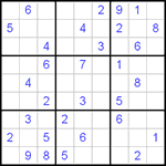 Судоку 9х9 #20 средний