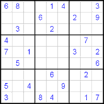 Судоку 9х9 #27 средний