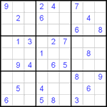 Судоку 9х9 #28 средний