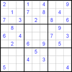 Судоку 9х9 #31 средний