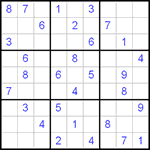 Судоку 9х9 #38 средний