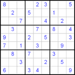 Судоку 9х9 #43 средний