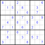 Судоку 9х9 #61 средний