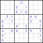 Судоку 9х9 #65 средний