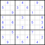 Судоку 9х9 #66 средний