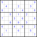 Судоку 9х9 #70 средний