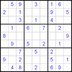 Судоку 9х9 #76 средний