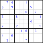 Судоку 9х9 #78 средний