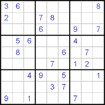 Судоку 9х9 #89 средний