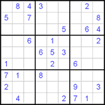 Судоку 9х9 #90 средний