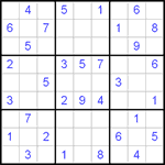 Судоку 9х9 #95 средний