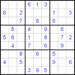 Судоку 9х9 #98 средний