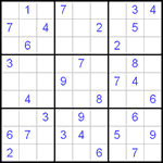 Судоку 9х9 #5 трудный