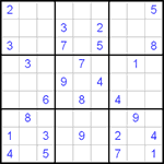 Судоку 9х9 #7 трудный