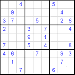 Судоку 9х9 #7 очень трудный