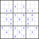 Судоку 9х9 #13 очень трудный