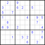 Судоку 9х9 #16 очень трудный Судоку 9х9 #16 очень трудный