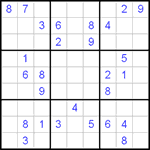 Судоку 9х9 #18 очень трудный Судоку 9х9 #18 очень трудный