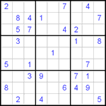 Судоку 9х9 #19 очень трудный Судоку 9х9 #19 очень трудный