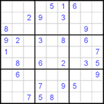 Судоку 9х9 #22 очень трудный Судоку 9х9 #22 очень трудный