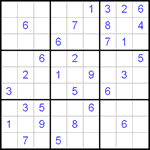 Судоку 9х9 #24 очень трудный Судоку 9х9 #24 очень трудный