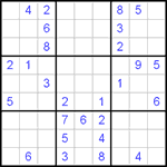 Судоку 9х9 #25 очень трудный Судоку 9х9 #25 очень трудный