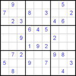 Судоку 9х9 #26 очень трудный Судоку 9х9 #26 очень трудный