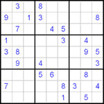 Судоку 9х9 #28 очень трудный Судоку 9х9 #28 очень трудный