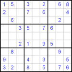 Судоку 9х9 #32 очень трудный Судоку 9х9 #32 очень трудный