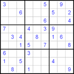 Судоку 9х9 #35 очень трудный Судоку 9х9 #35 очень трудный