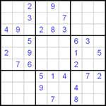 Судоку 9х9 #37 очень трудный Судоку 9х9 #37 очень трудный