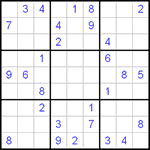 Судоку 9х9 #40 очень трудный Судоку 9х9 #40 очень трудный