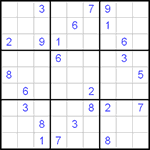 Судоку 9х9 #42 очень трудный Судоку 9х9 #42 очень трудный