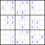 Судоку 9х9 #47 очень трудный Судоку 9х9 #47 очень трудный