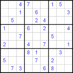 Судоку 9х9 #54 очень трудный Судоку 9х9 #54 очень трудный