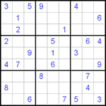 Судоку 9х9 #55 очень трудный Судоку 9х9 #55 очень трудный