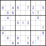 Судоку 9х9 #56 очень трудный Судоку 9х9 #56 очень трудный